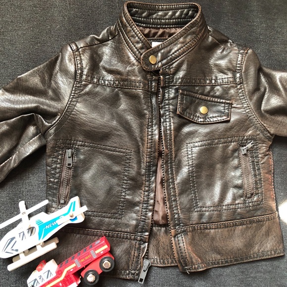 Kids Leather Jacket  🚫 SOLD - Picture 2 of 6